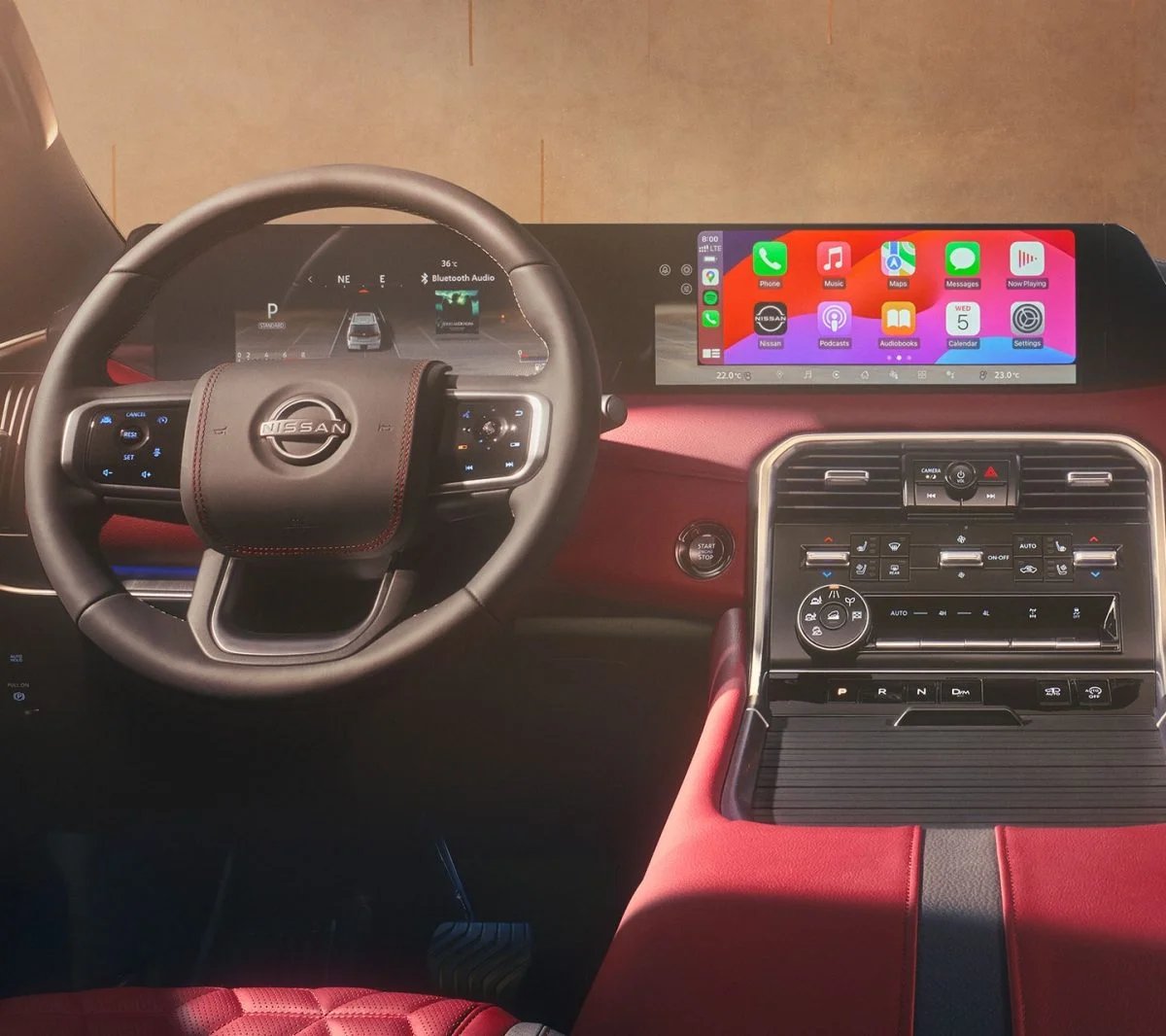Интерьер и мультимедиа Nissan Patrol